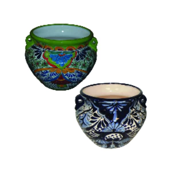 Avera Products Avera Products Talavera 19 in. H X 10 in. W Ceramic Planter Multicolored APG023100C1 - main